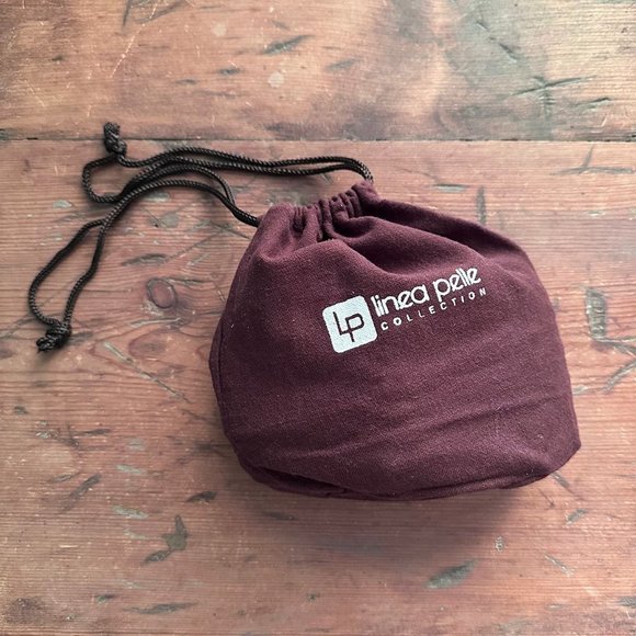 Linea Pelle Teal Woven Brass D-Rings Hip Belt Size S - Picture 5 of 5